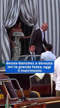 Jeff Bezos e Lauren Sanchez celebrano il loro amore a Venezia con una cerimonia simbolica e un'esclusiva festa sull'Isola di San Giorgio
