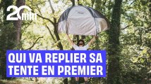 Trop difficile de replier sa tente Quechua ? Les équipes de Decathlon font un concours