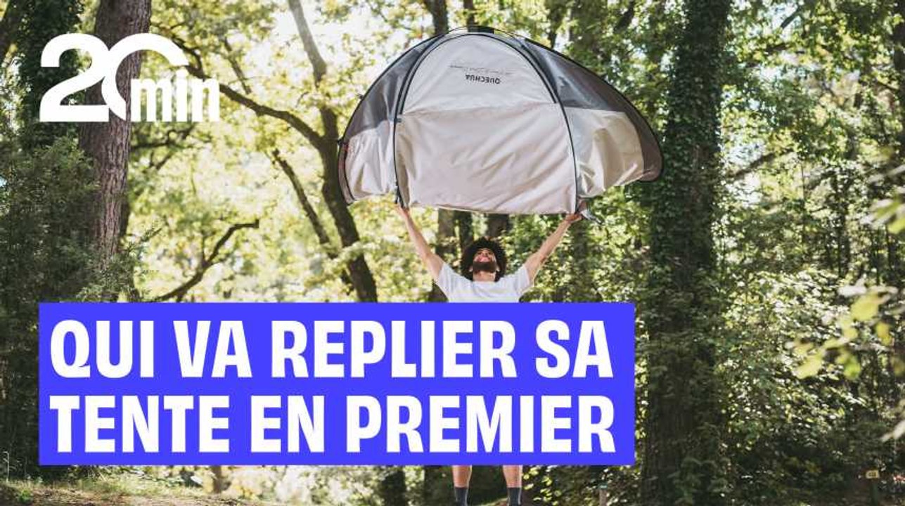 Trop difficile de replier sa tente Quechua ? Les équipes de Decathlon font un concours