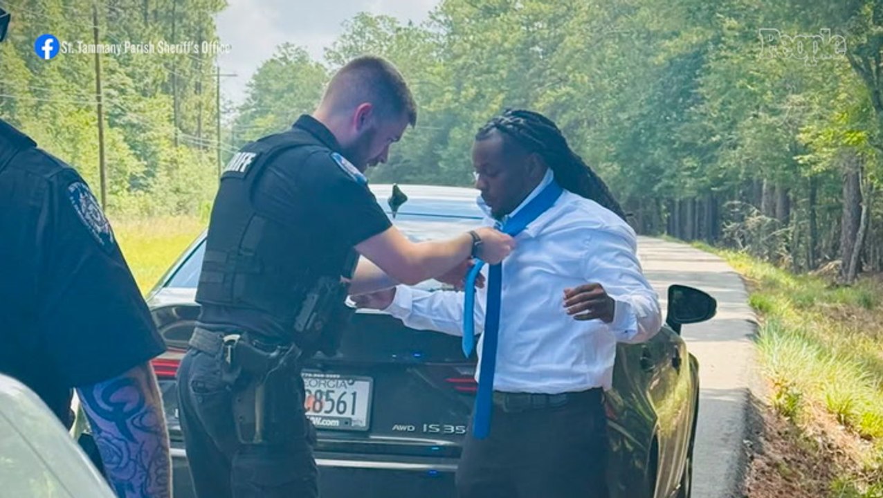 Deputy Pulls Driver Over for Speeding and Learns He's Going to a Funeral. His Sweet Response Goes Viral
