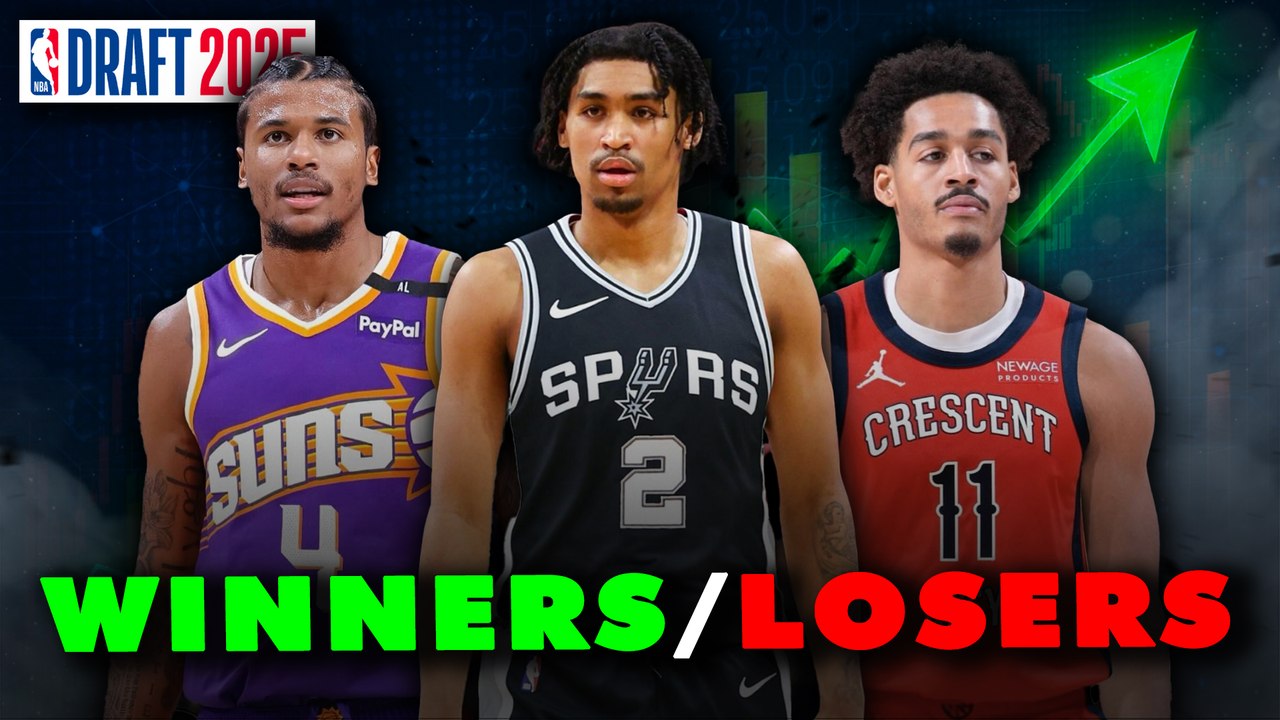 📊LES GAGNANTS ET LES PERDANTS DE LA DRAFT NBA 2025📊