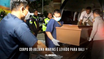 Corpo de Juliana Marins é levado para Bali