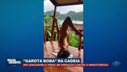 "Garota boba": influenciadora é presa em operação contra o narcotráfico