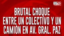 Impresionante accidente en la General paz deja más de 30 personas heridas