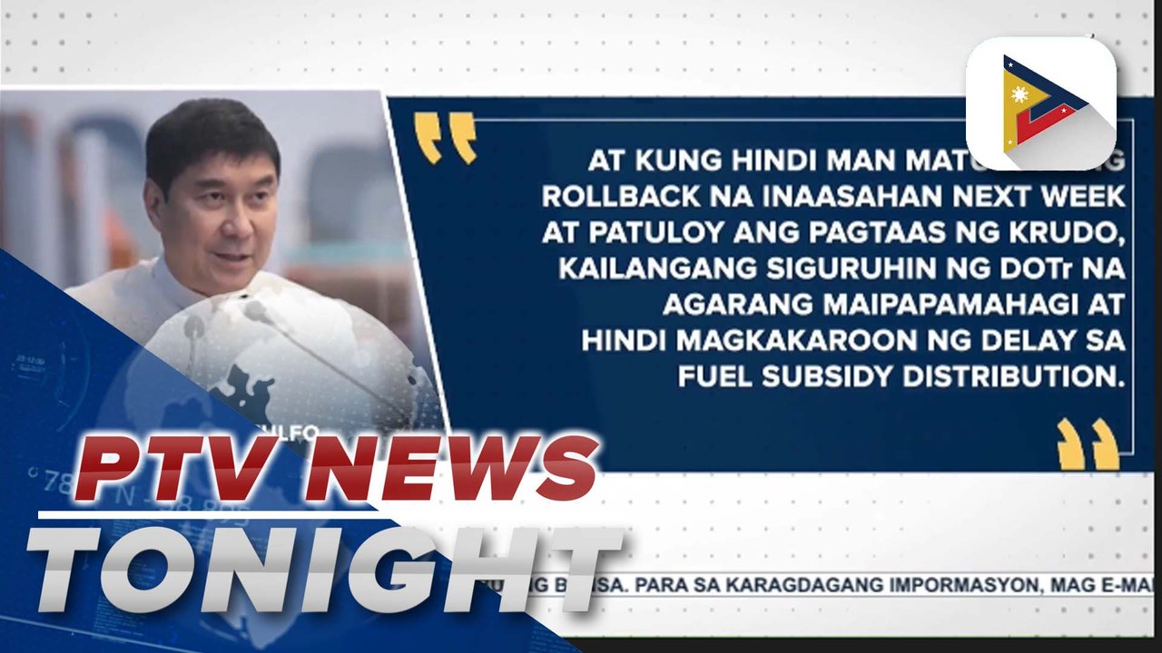 Sen. Tulfo urges gov’t to provide necessary assistance to PUV drivers due to possible effects to fuel prices