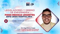 Protesta de enfermeras reabre debate sobre condiciones laborales en salud