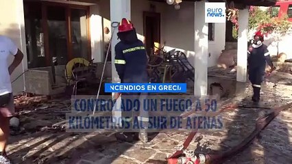 Controlado un incendio en Palaia Fokaia, a 50 kilómetros al sur de Atenas