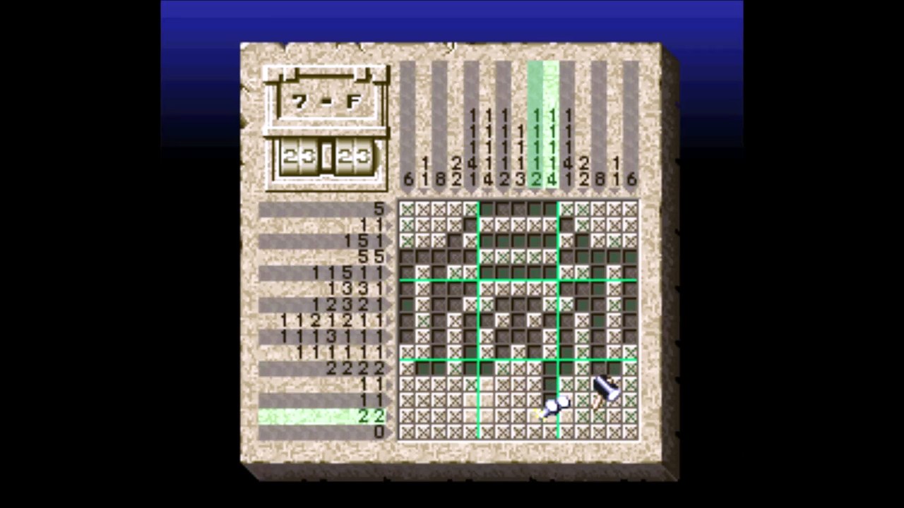 マリオのスーパーピクロス　スーパーファミコン（Mario no Super Picross　SUPER Famicom）ステージ7_3