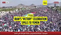 Yemenis celebrate Iran's 'victory' against Israel
