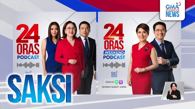 24 Oras Podcast , No. 1 sa News category at No. 2 across all categories sa Apple PH podcasts | Saksi