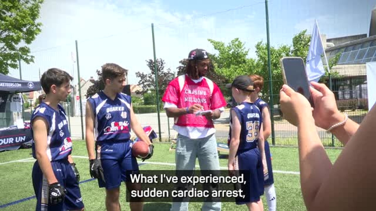 Damar Hamlin - teaching life-saving lessons in Paris