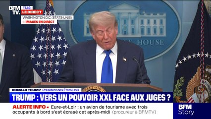"C'est très important", déclare Donald Trump après la décision de la Cour suprême américaine qui a décidé de limiter les pouvoirs des juges