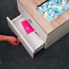 How to create concealed compartments within a drawer