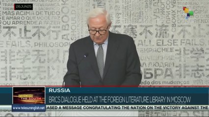 Russia, BRICS dialogue held at the foreign literature library in Moscow