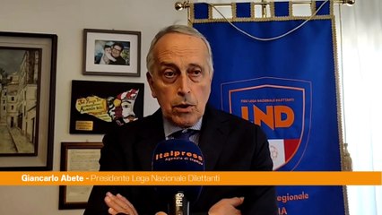 Abete "Buonfiglio può dare al Coni equilibrio, serve sintonia"