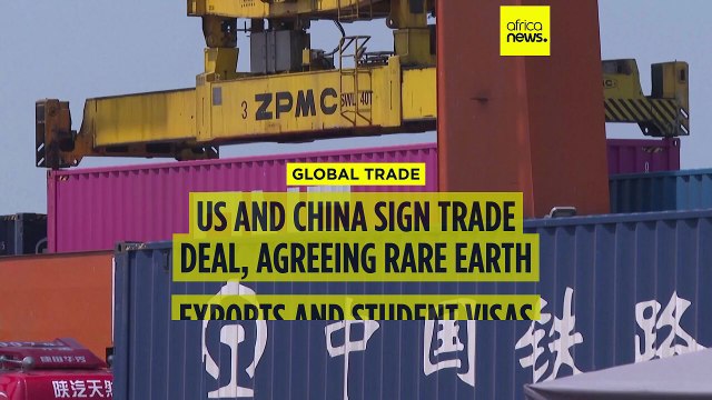 US and China sign trade deal, agreeing rare earth access and student visas for Chinese nationals