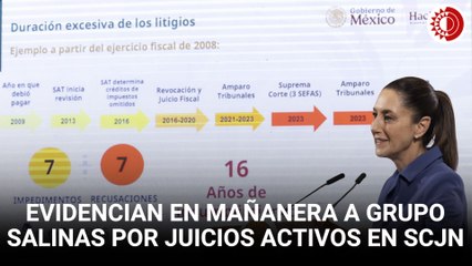 Sería injusto que la SCJN falle en favor de Grupo Salinas: Sheinbaum