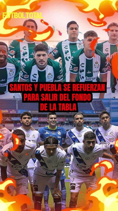 🟢⚪ Santos y Puebla se arman para huir del abis...