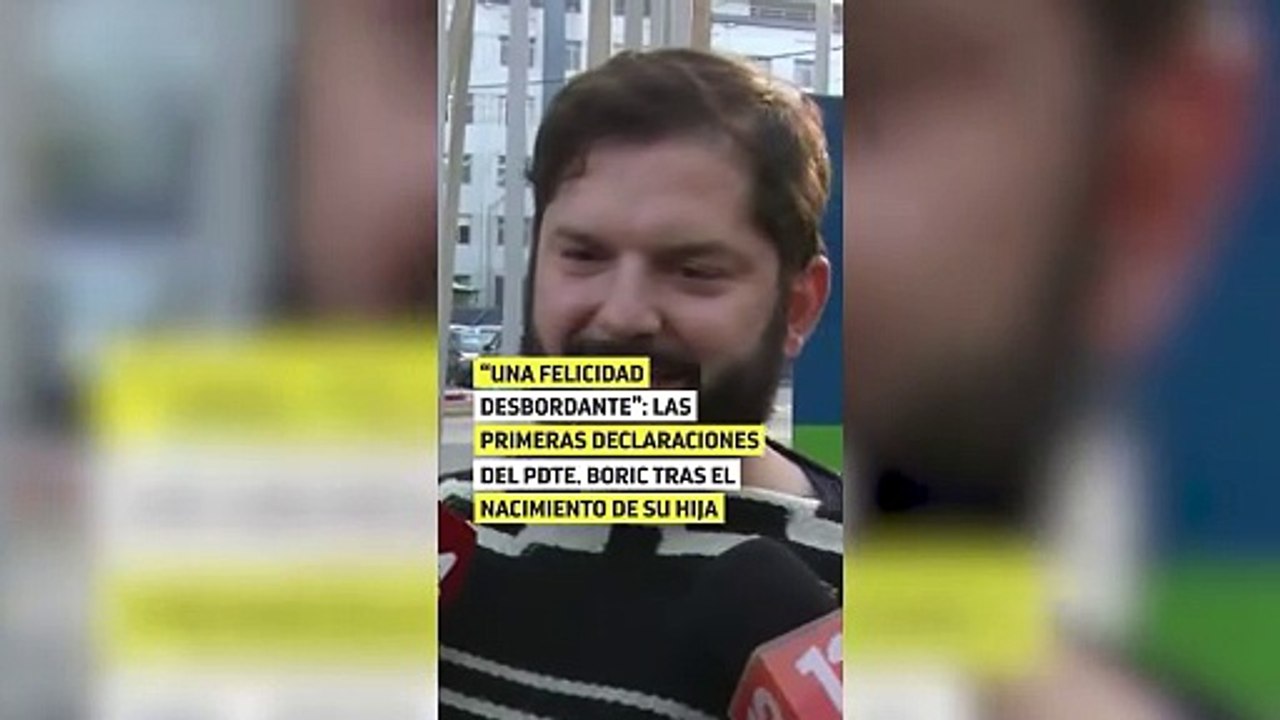 Nació la hija de Gabriel Boric