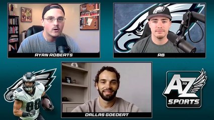 Dallas Goedert talks about the different personalities on the Eagles, and who is the most fun to play with