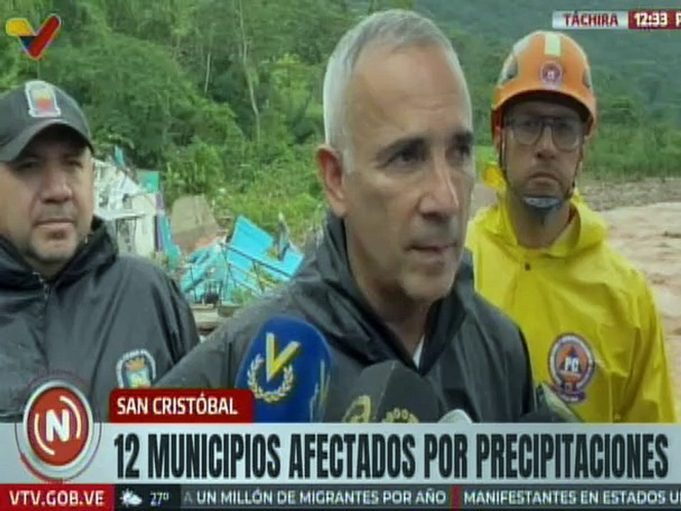 Táchira | Gobierno Nacional garantiza atención a familias de viviendas afectadas por las lluvias