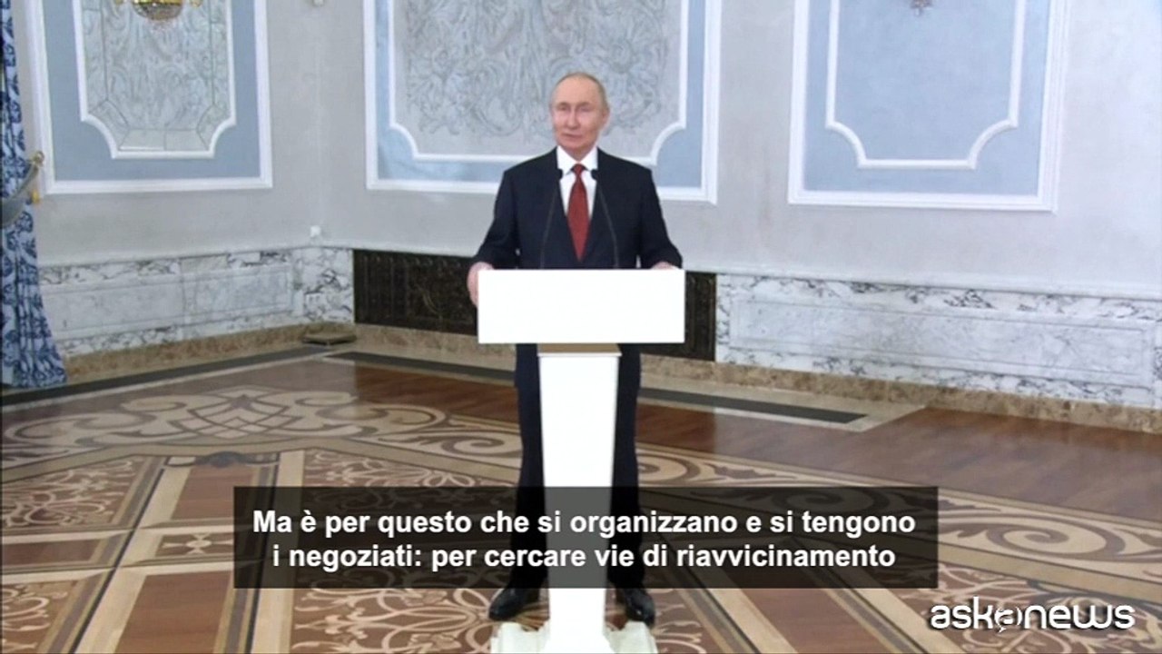 Putin: "Proposte di pace di Russia e Ucraina contraddittorie"