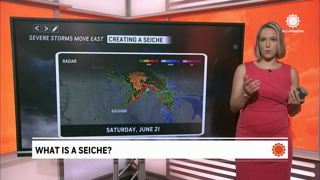 What is a seiche?