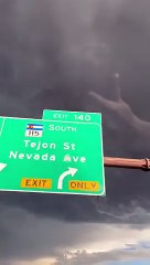 The coolest perspective of hail I've ever seen