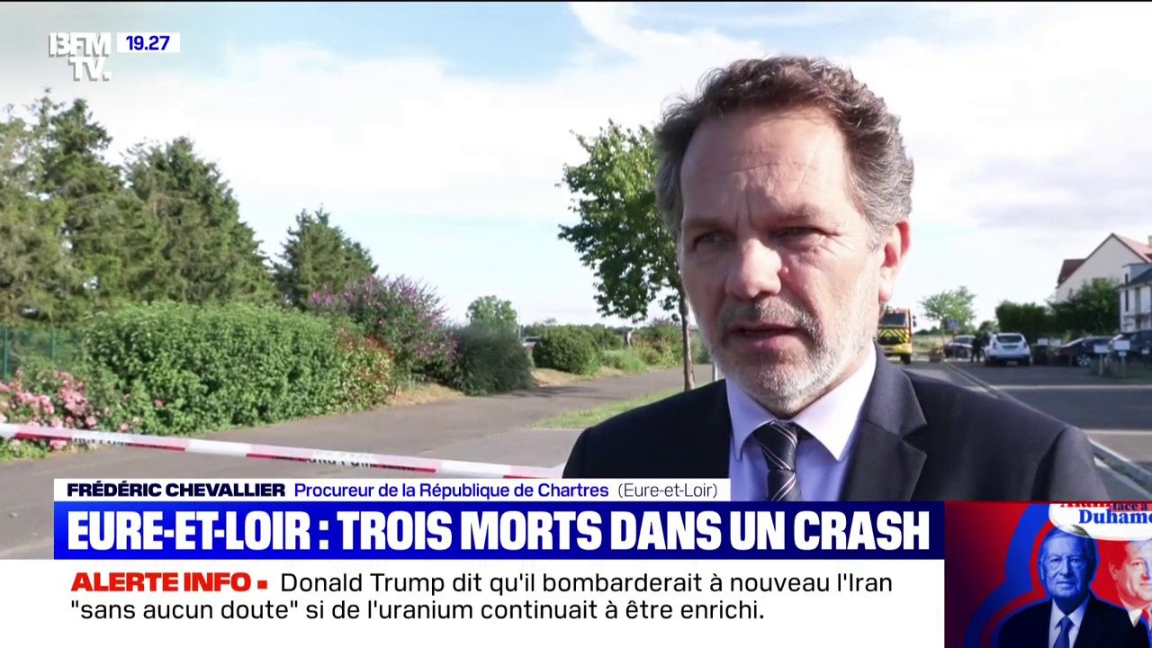Crash d'avion en Eure-et-Loir: le procureur de la République de Chartres détaille les profils des trois victimes