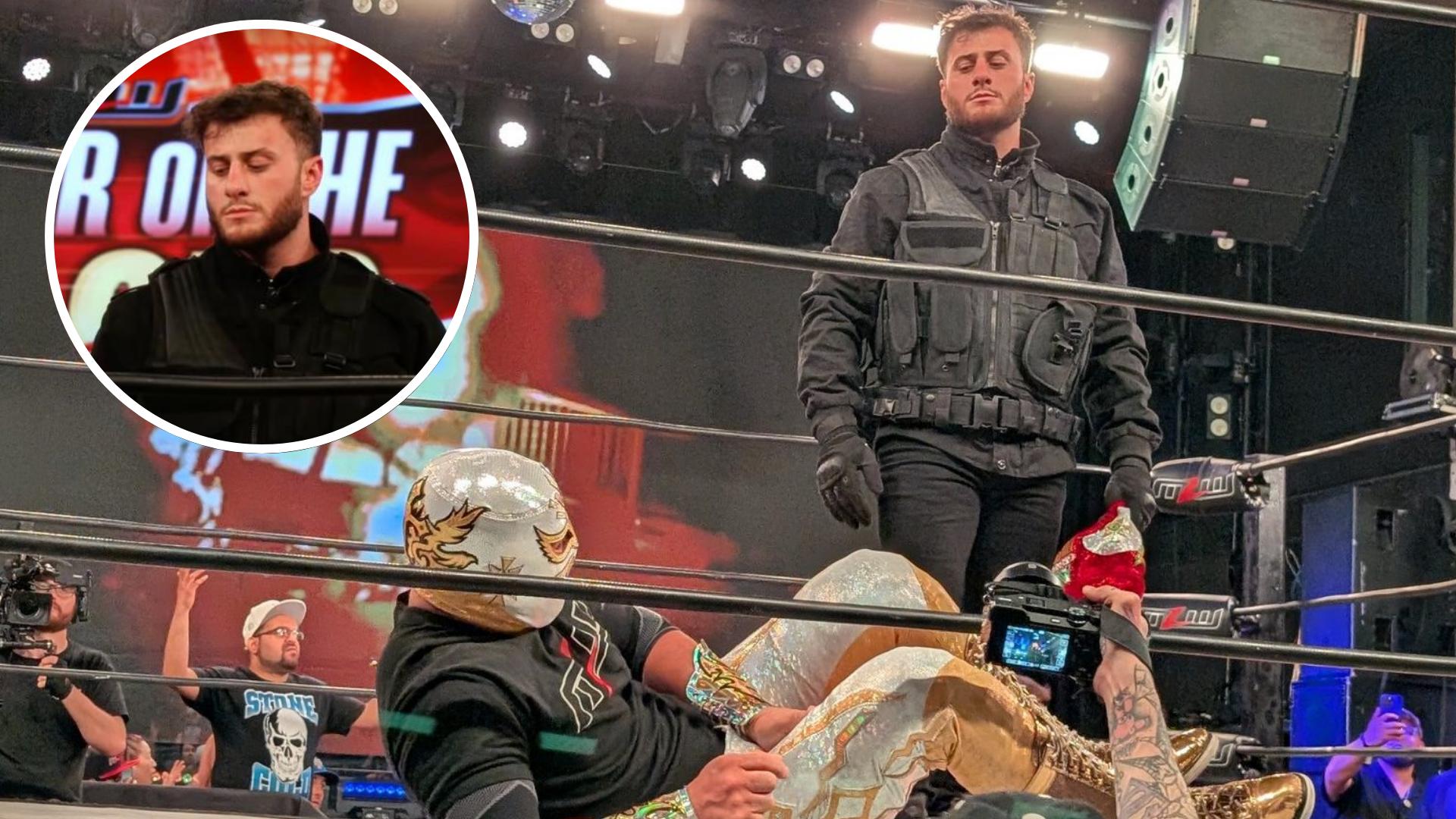 (VIDEO) MJF aparece enmascarado para atacar a Místico en Major League Wrestling Summer of the Beasts 2025