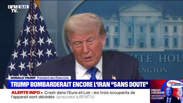 Vous vous êtes pris une raclée , déclare Donald Trump en s'adressant au guide suprême iranien