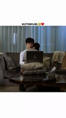 Butterflies 🥺 - Embrace in the dark night  Romantic Scene #shortsfeed #fy
