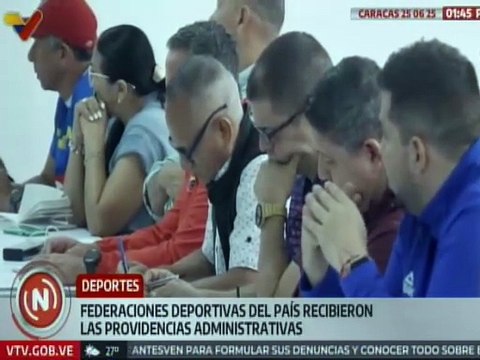 Ministerio del Deporte entregó las cartas credenciales a las federaciones deportivas del país