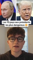 Les 10 pays avec les présidentsles plus dangereux ☢️ #pays #président #president