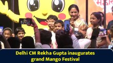 Delhi CM Rekha Gupta inaugurates grand Mango Festival
