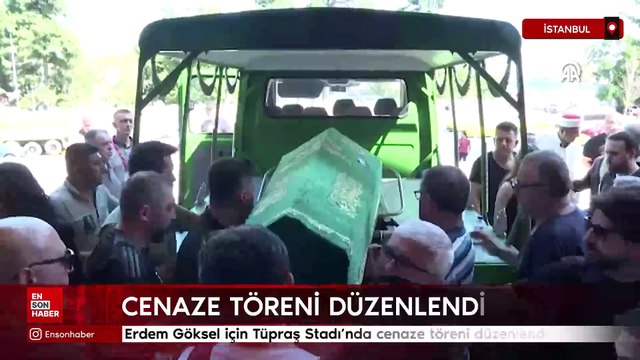 İstanbul'da Erdem Göksel için Tüpraş Stadı'nda cenaze töreni düzenlendi