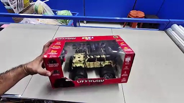 Unboxing and Review of Off Roader Rechargeable Remote Control Monster Truck with 2 Speeds and 4 Headlight Modes