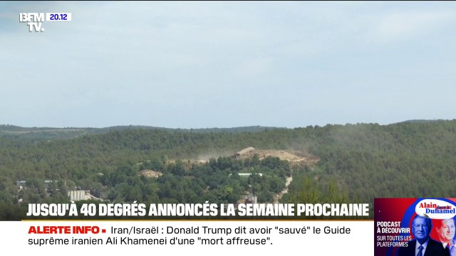 Canicule: l'accès à certaines zones restreintes en raison des risques de feux de forêt