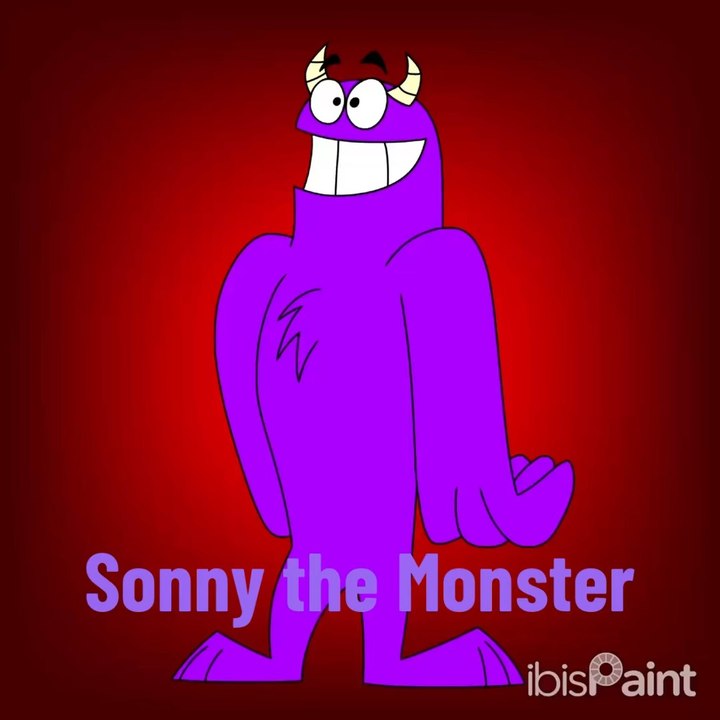 Monster Friends: Sonny the Monster in Speedpaint
