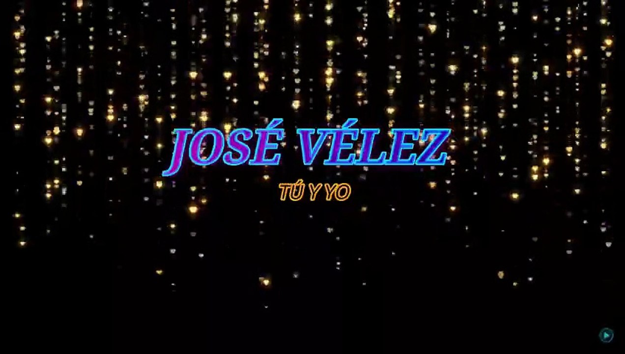 José Vélez - Tú y yo (KARAOKE)
