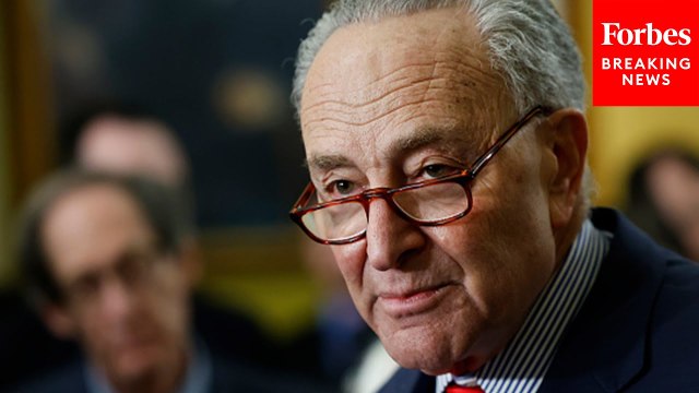 Chuck Schumer Holds Press Briefing As Big Beautiful Bill Tensions Mount In The Senate