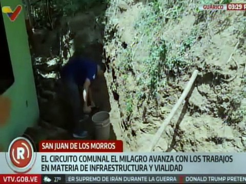 Guárico | Circuito Comunal El Milagro avanza con los trabajos de ejecución de proyectos