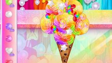 Unicorn Cooking Game 🍦 | Making Rainbow Skittles Ice Cream! 🦄🌈