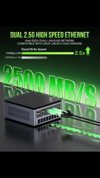 GMKtec M7 Mini Gaming PC – Ryzen 7 PRO 6850H, 16GB DDR5, 512GB SSD, Dual NIC, USB4, HDMI 2.1#minipc