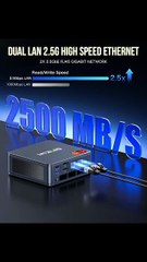 GMKtec M7 Mini Gaming PC – Ryzen 7 PRO 6850H, 16GB DDR5, 512GB SSD, Dual NIC, USB4, HDMI 2.1#minipc