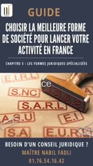 📘 Chapitre 5 – Les formes juridiques spécialisées | NF AVOCATS