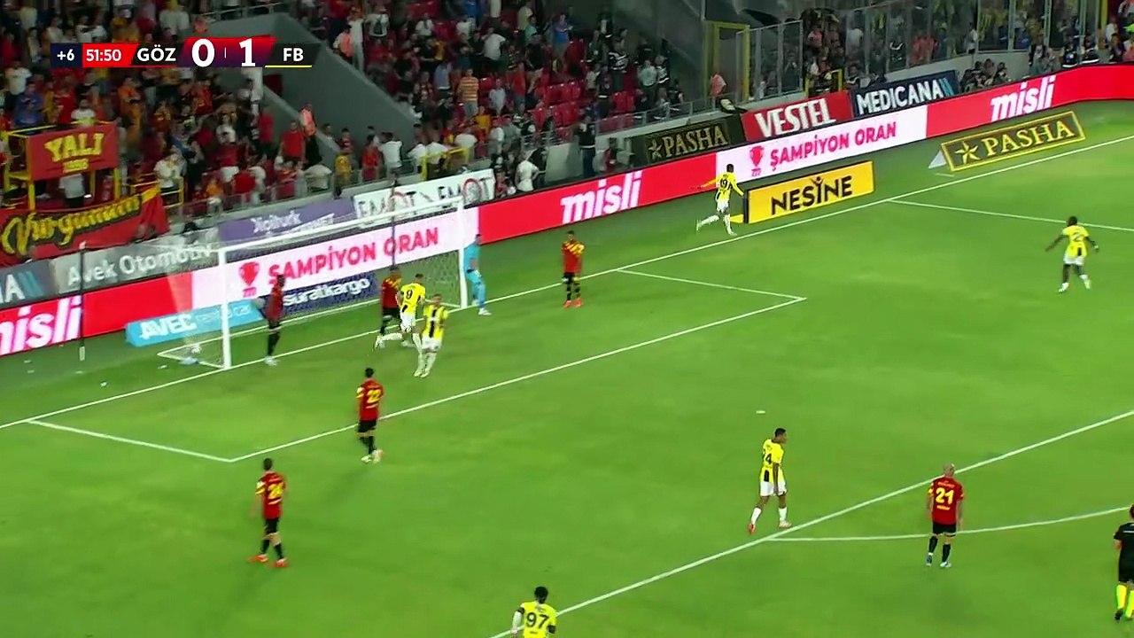 SPOR TOTO SÜPER LİG 2024 2025 SEZONU 2.HAFTA   Göztepe - Fenerbahçe  17 Ağustos 2024, Cumartesi,