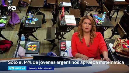 Alarma en Argentina: Solo 14% de estudiantes de secundaria aprueban matemáticas 📉