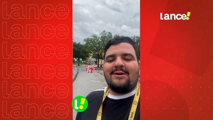 Treino do Flamengo atrasa por conta de forte chuva