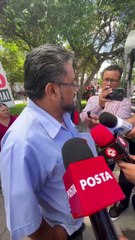 Manifestantes en Durango piden a Claudia Sheinbaum liberación de un preso en Veracruz